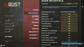 Rust – How to Hide Text While Aiming Down Sights (ADS)