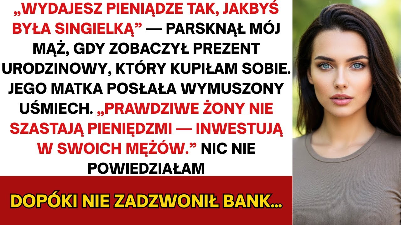Mój mąż i jego matka próbowali kontrolować nasze finanse — aż jeden telefon zmienił wszystko…