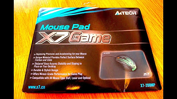 A4TECH X7 200MP КАЧЕСТВЕННЫЙ И ДЕШЁВЫЙ КОВРИК ДЛЯ ИГРОВОЙ МЫШИ 2021!