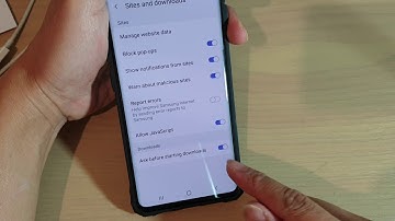 Galaxy S10 / S10+: How to Enable / Disable Ask Before Starting Downloads From Interent App