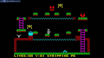 Penelope: Gameplay Walkthrough: *NEW* ZX Spectrum 2021 platformer game (CLEAN version) DVDfeverGames