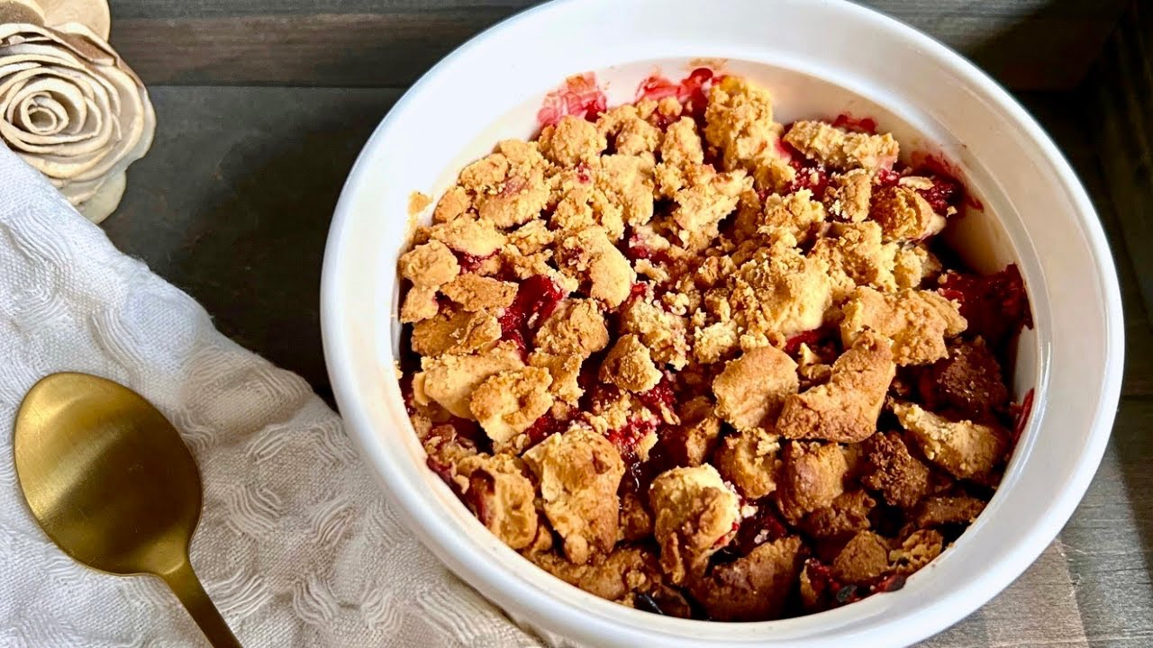 Prosty sposób na owoce pod kruszonką w stylu KETO | LOW CARB