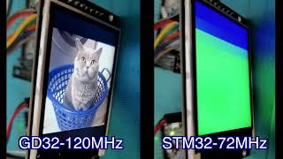 Запускаю проект STM32F103 72МГц  на GD32F103 120 МГц