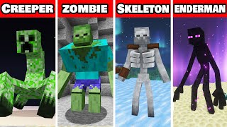 I KILLED ALL Bosses Mutant Creatures in Minecraft Survival
