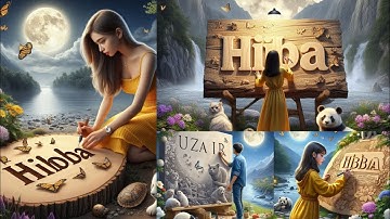 Create Viral creative 3D Ai name Images |Bing Ai viral Editing| Bing image Creator tutorial