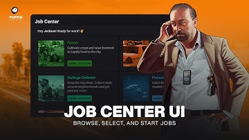 [FREE] Job Center UI | FiveM Script (QB/QBX/ESX)