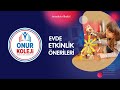 Evde Etkinlik Önerileri-Çataldan Çiçek Baskısı