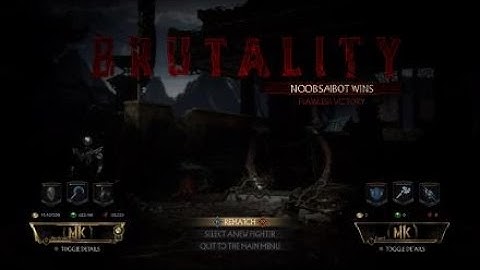 Mortal kombat 11 noob saibot brutality tutorial:  never again