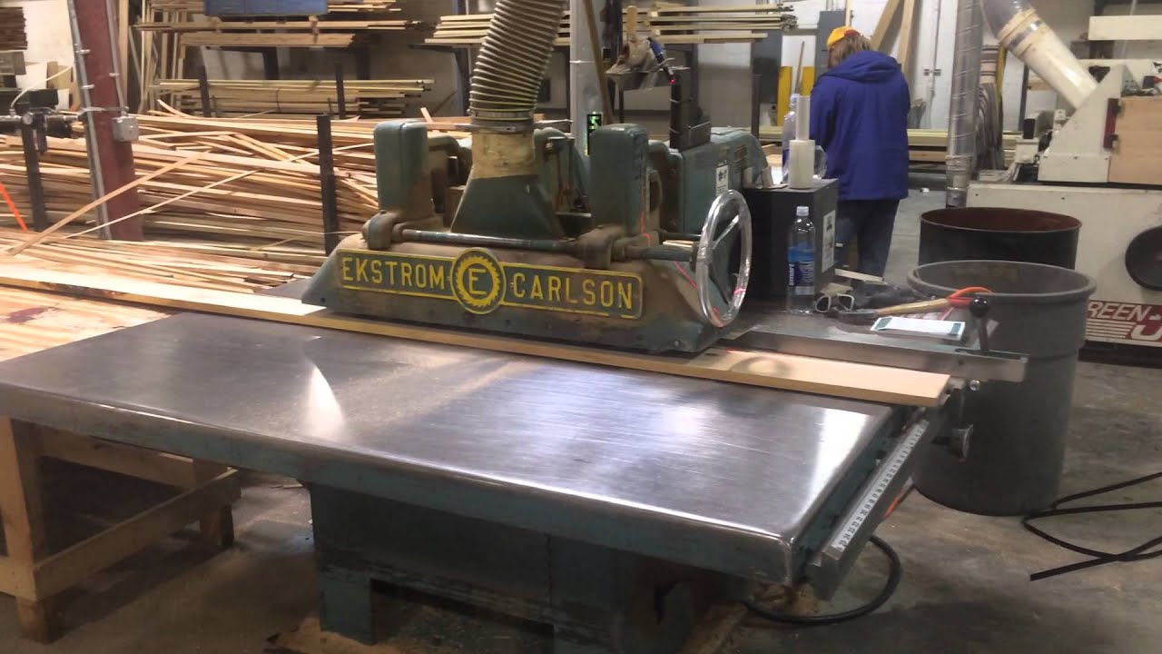 Used Ekstrom Carlson Straightline Rip Saw
