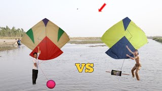 4 Feet Vs 3 Feet Kite Cut Fight Challenges