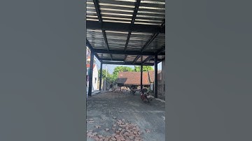 Sự khác nhau giữa xây nhà bê tông vs nhà thép #nhakhungthep #nhatienche #maunha #nhadep #chiphi