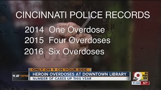 Heroin overdoses increase at Public Library of Cincinnati and Hamilton County