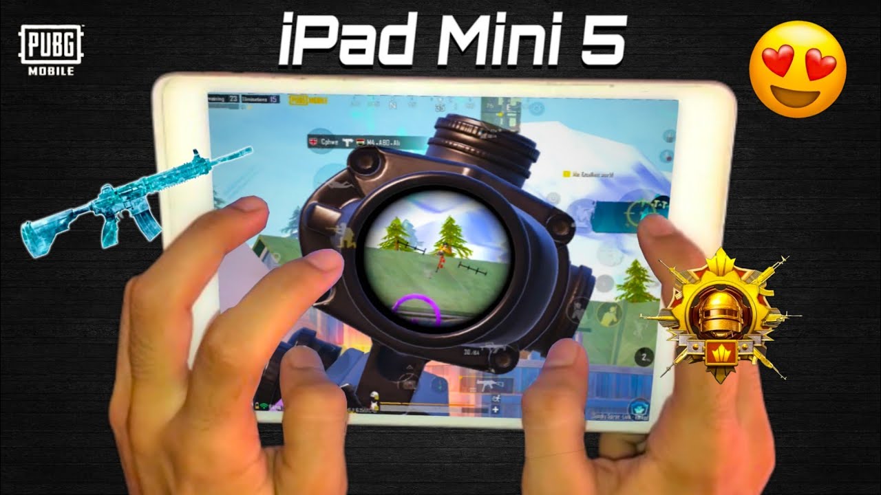 iPAD MINI 5 PUBG PERFORMANCE TEST🔥/ iOS 18.3 | Best 5 Finger Handcam Gameplay/ PUBG|BGMI