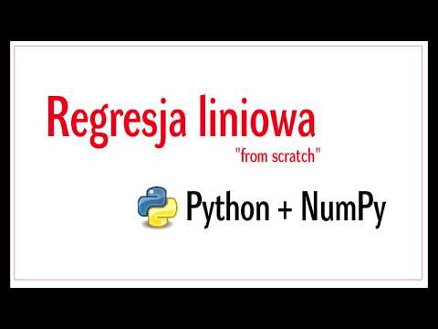 Wideo: Czym jest Python regresja liniowa?