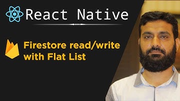 Firebase Firestore read & write in React Native in Hindi | React Native Firestore |Urdu & Hindi
