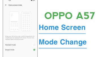 OPPO A57 How To Change Home Screen Mode