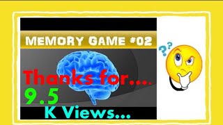 30 Seconds memory test game for you_Game#2 Memorize 3 Pictures & Answer 5 Questions | screenshot 5
