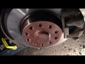 замена тормозных дисков Octavia A5/brake rotors change on Octavia A5