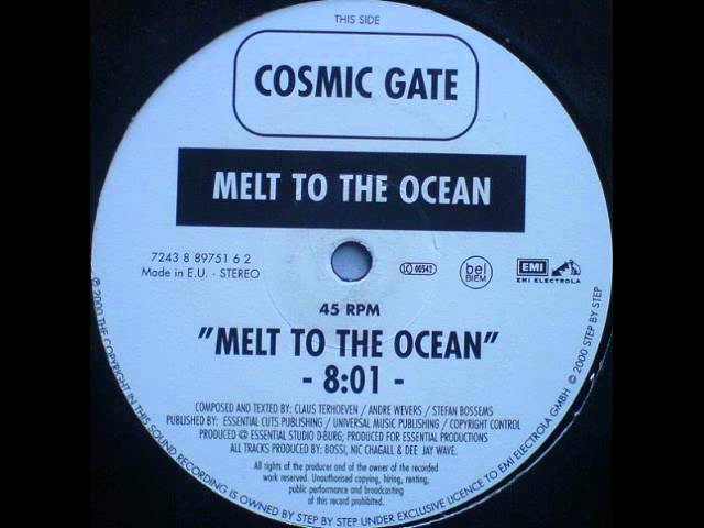 Cosmic Gate - Melt To The Ocean