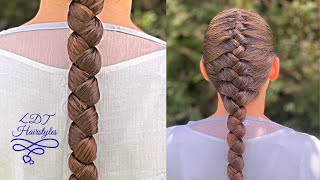 Alternating Wrap Braid  (Zig Zag) Braid