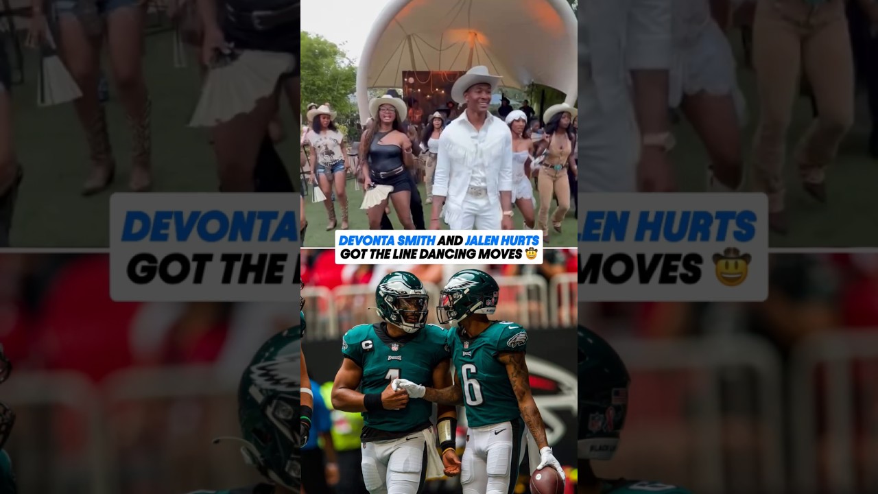 Just two Eagles with elite footwork 🕺