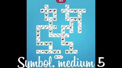 Word Fit Fill-Ins: symbol mode, medium levels 1-5