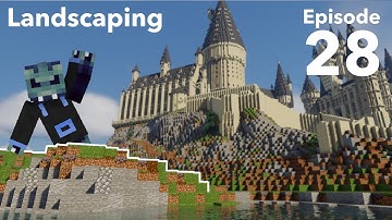 How to build Hogwarts in Minecraft - Episode 28 - Java Landscaping