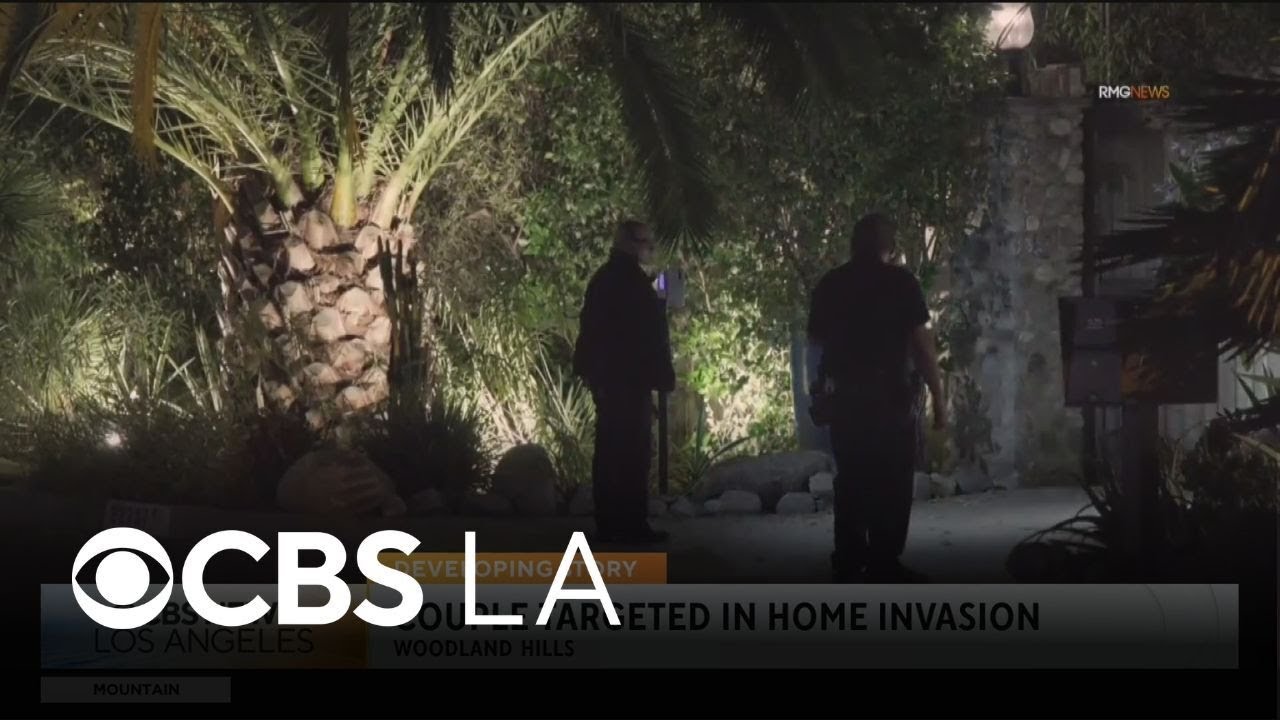 Couple targeted in Woodland Hills home invasion - YouTube