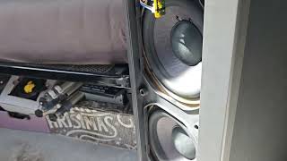 Sony SA-W70ES 2x 8' | Bass test