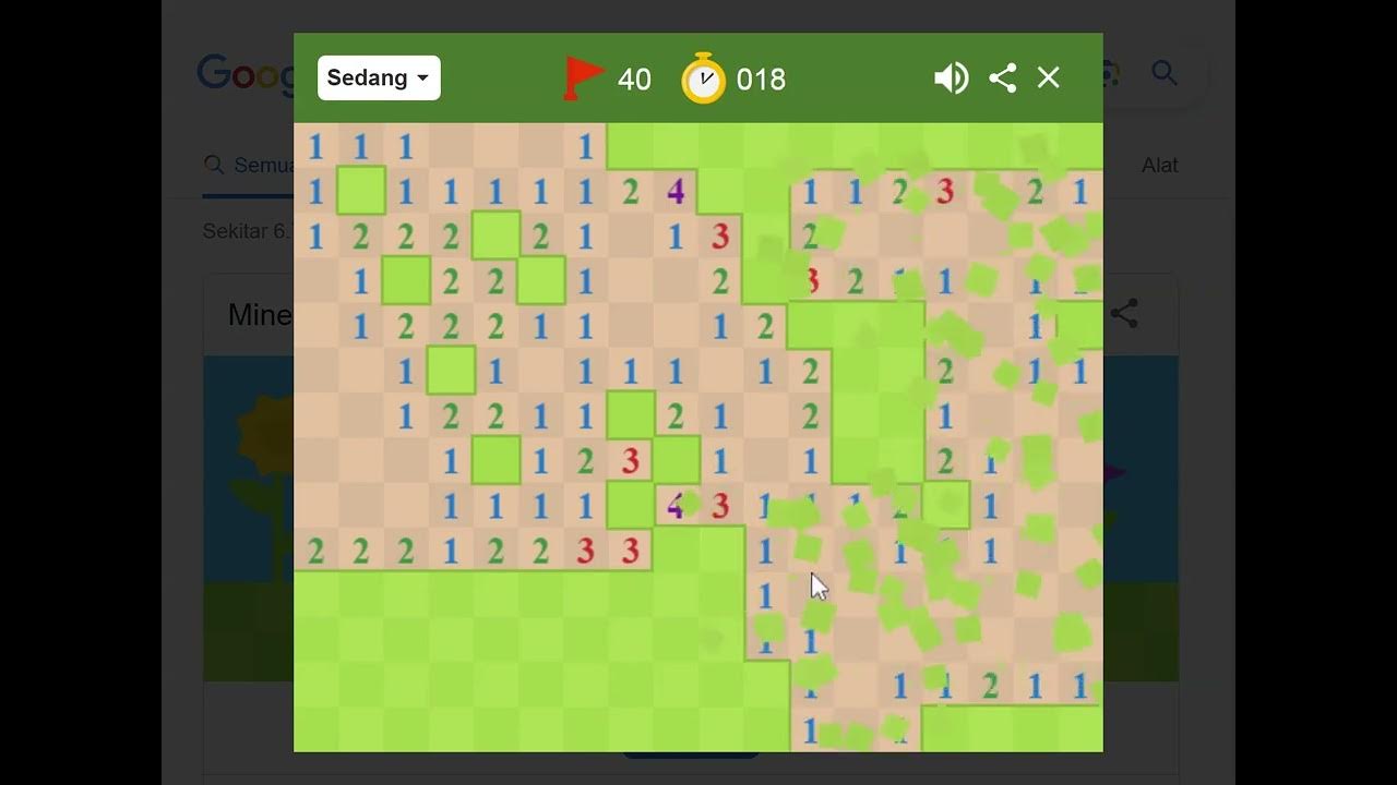 Google minesweeper medium 41 (no Flag) YouTube