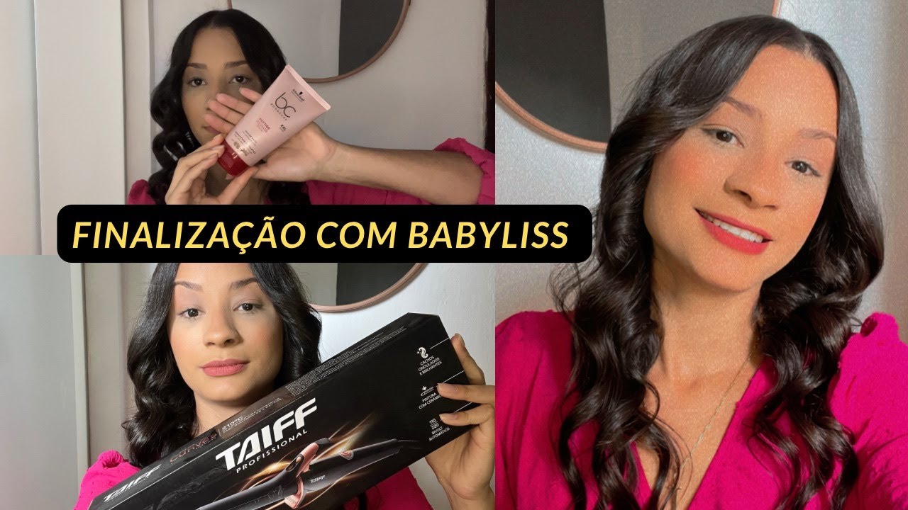 COMO FAÇO CACHOS COM BABYLISS EM CASA | FÁCIL | babyliss taiff curves ...