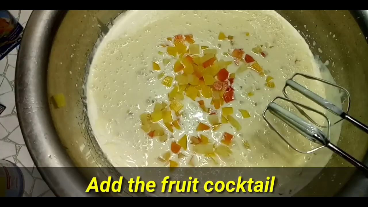 Graham Cake with Fruit Cocktail l How to make graham cake with fruit