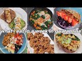 what i eat in a week (non vegan + healthy)