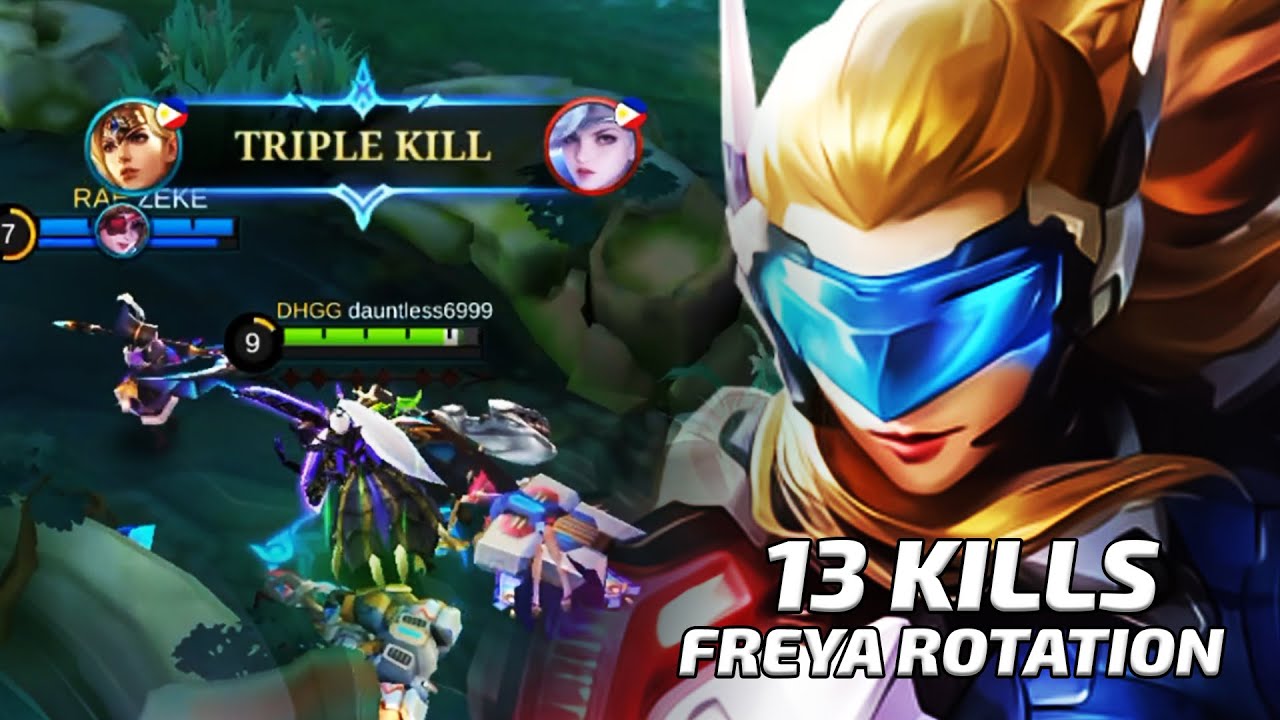 TRIPLE KILL!!! FREYA GAMEPLAY WITH 13 KILLS NOVEMBER 3 2025 | FULL ROTATION