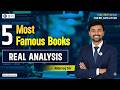 5 Famous Reference Books Of Real Analysis By Manoj Sir