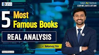 CSIR NET Mathematics Real Analysis | Top 5 Reference Books You Must Read | IFAS