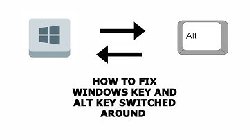 How to fix "Windows" key and "Alt" key from being switched