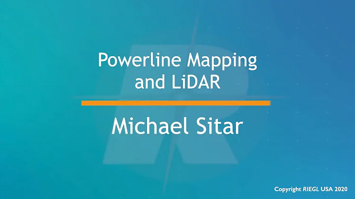 Powerline Mapping and LiDAR, presented by Michael ...