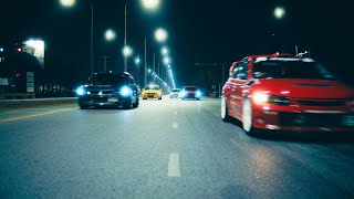 Mitsubishi Evo 7, 8 and 9 Cinematic 4k | Night Run