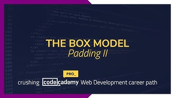 Crushing Codecademy PRO WEB DEVELOPMENT career path Challenge - Padding II