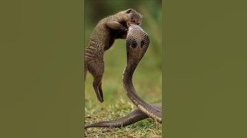 Mongoose and Cobra fight #shorts #mongoose #cobra #cobrasnake #shortvideo #viralvideo #animals #zoo
