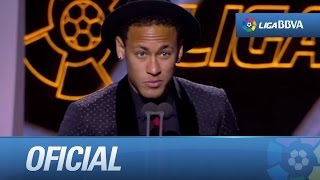 Premios LaLiga ● Neymar, mejor americano Liga BBVA 2014/2015