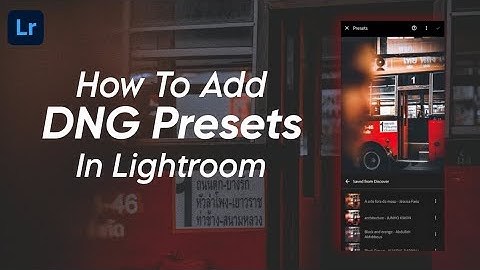 How To Add Presets to Lightroom mobile | dng Preset | Lightroom Preset