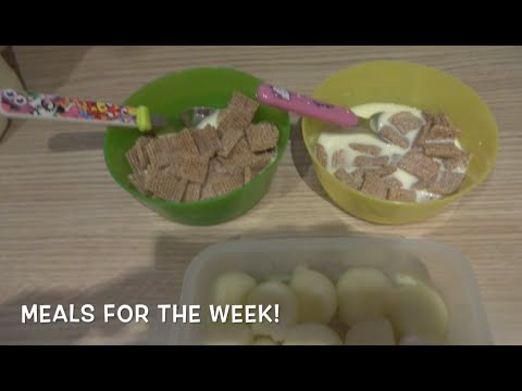 Meals for the week 17th - 23rd November