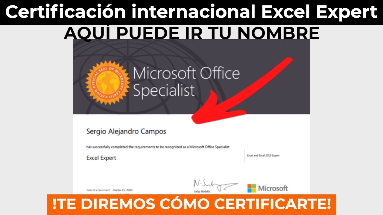 Cómo Certificarte como Excel Expert - Te ayudamos❗ - YouTube