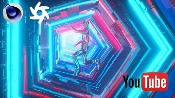 Cinema 4D X Octane Project : Sci-fi Tunnel Looping