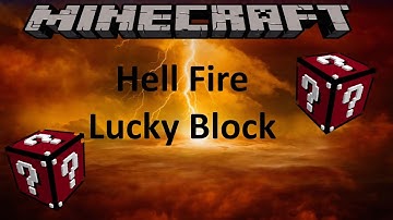 HELL FIRE LUCKY BLOCK - MINECRAFT 1.8 (MOD SHOWCASE)