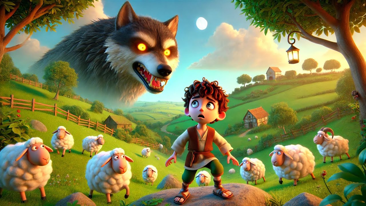 The Boy Who Cried Wolf | Short story in English - YouTube