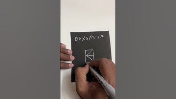 How to make name logo #dakshita