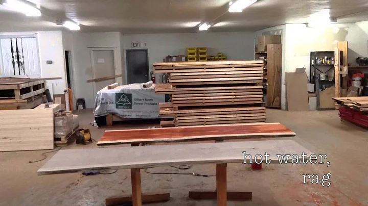 How to sand and finish live edge slabs in 57 seconds